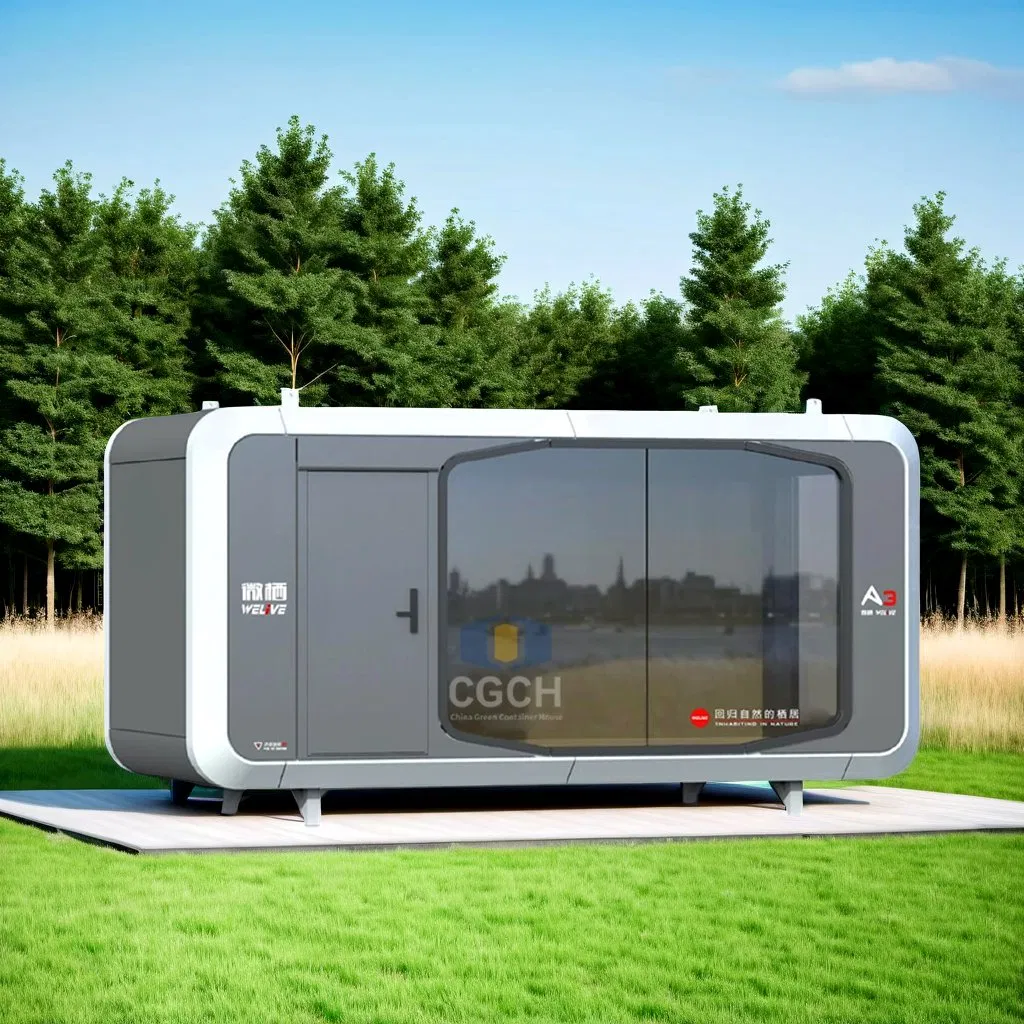 2025 Luxury Prefabricated Aluminum Structure New Commercial Space Capsule Mobile Waterproof Apartment Bedroom Small House