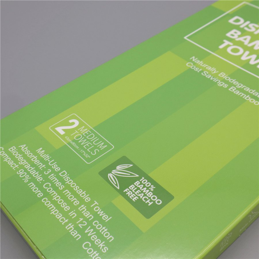 Eco-Friendly Disposable Bamboo Towels, 100% Biodegradable, Soft & Absorbent