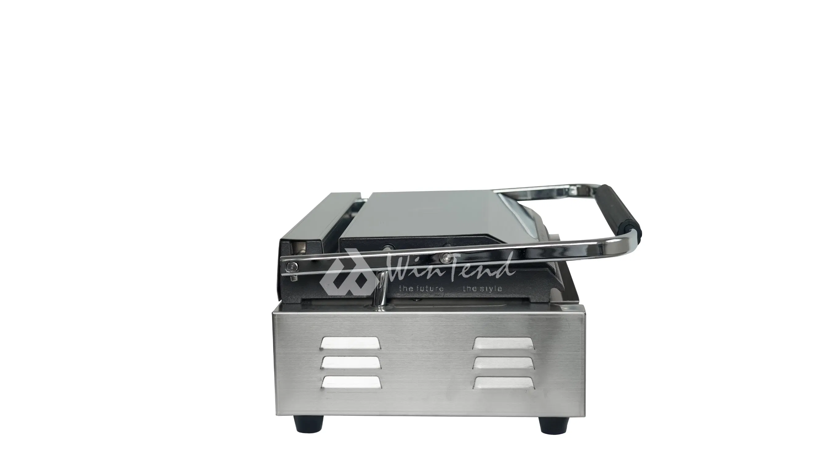 Commercial Electric Single Head Panini Griller Machine Meat Press Sandwich Maker