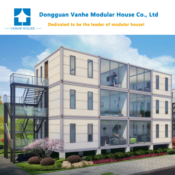 Modern Design Prefabricated Steel Structure Building Expandable Container House Mobile Modular Apartment