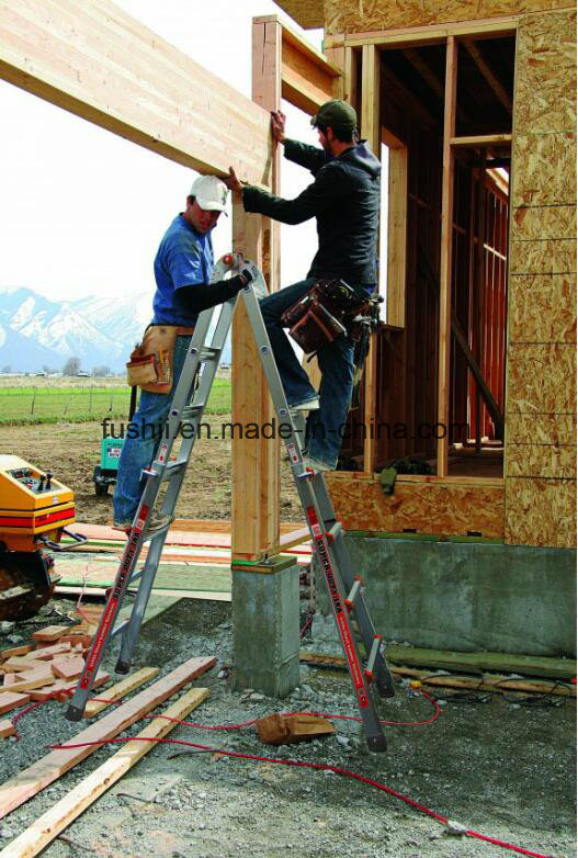 Outdoor Wooden Stepst Step Fiberglass Ladder Used Scaffolding for Sale