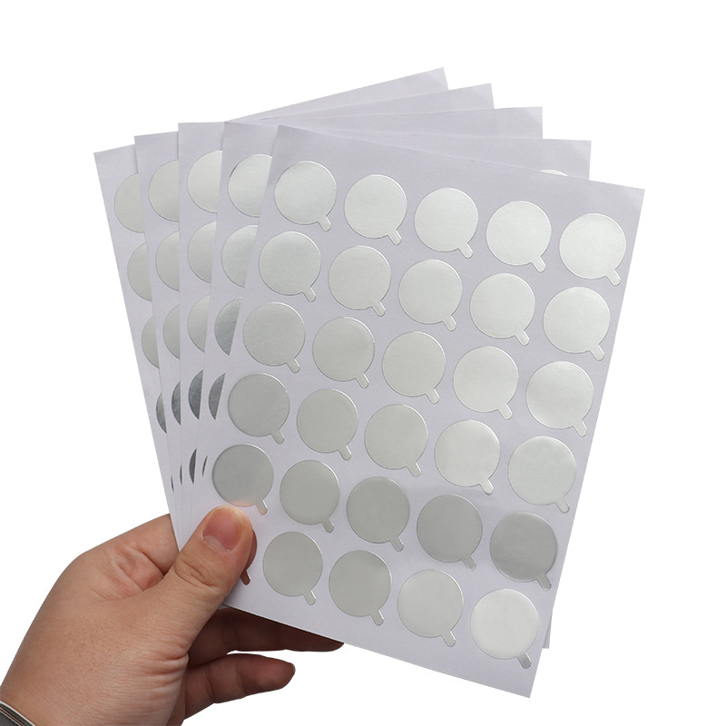 Heart-Shaped Eyelash Extension Foil Stickers