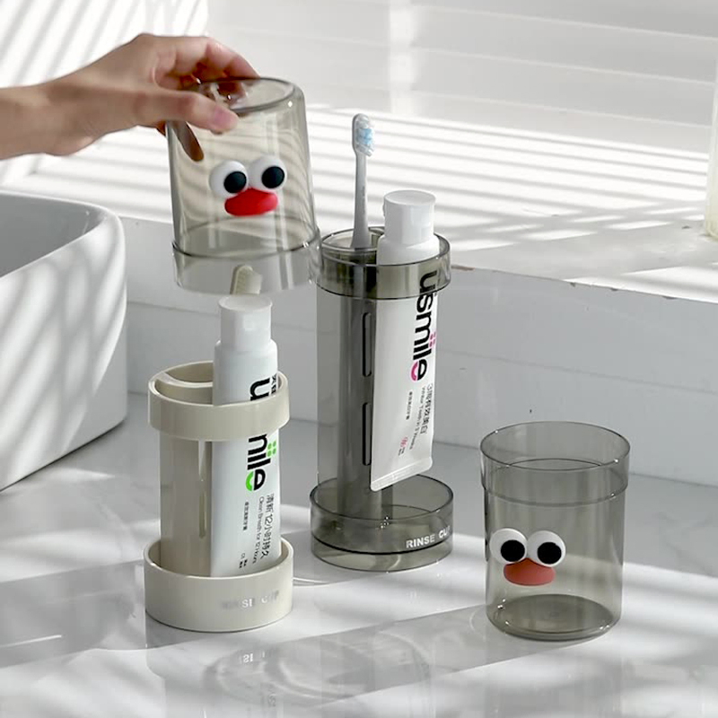 Compartmentalized Storage Wash Cup Set Home Mouthwash Cup