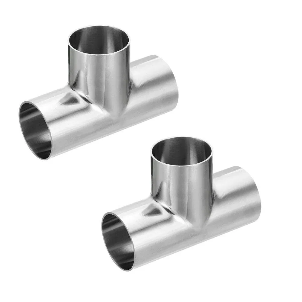 Customize 304/316L Stainless Steel Seamless Tee Pipe Fitting Design