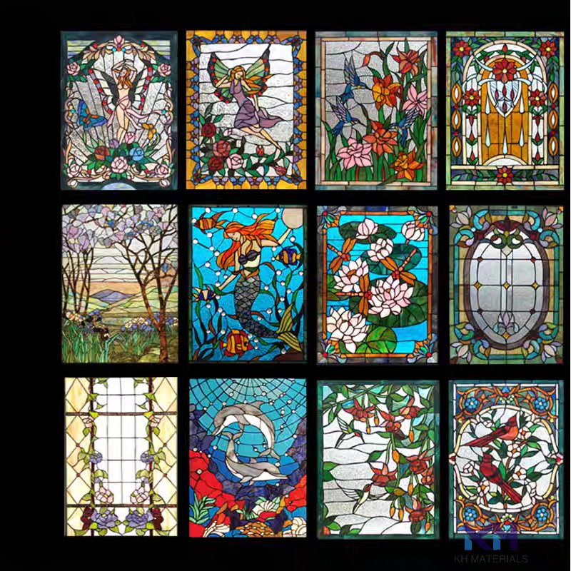 4mm-10mm Stained Art Glass for Beautiful Interiors Wall Decoration