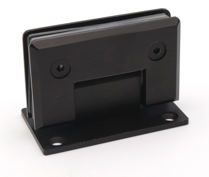 Matt Black Stainless Steel Glass Shower Door Hinges