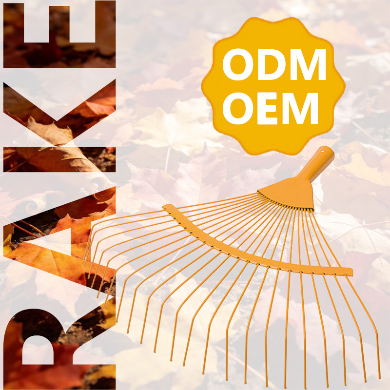 Farm Gardening Tool Ground Leaf Sweeper Lawn Iron Claw Grass Rake