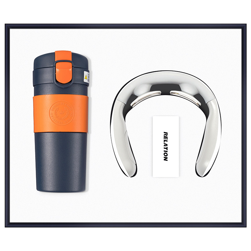 Термокружка с подушкой для шеи, подарок на День святого Валентина