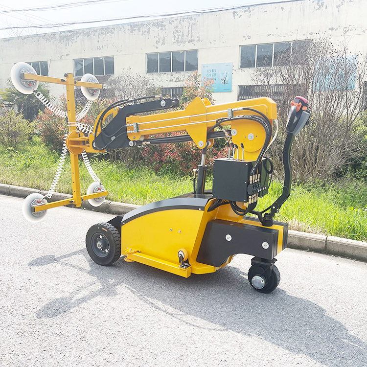 Shovel Rubber Construction Tools Mobile Glass Lifter 400kg Installation Vehicle