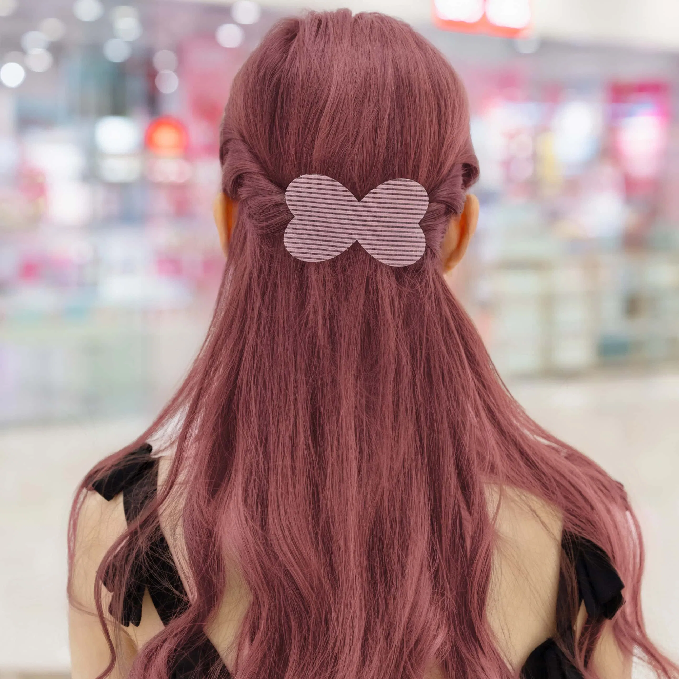 High-Quality Cute Cartoon Design Removable Hair Stickers for Kids, Hair Accessories for Girls Birthday Party