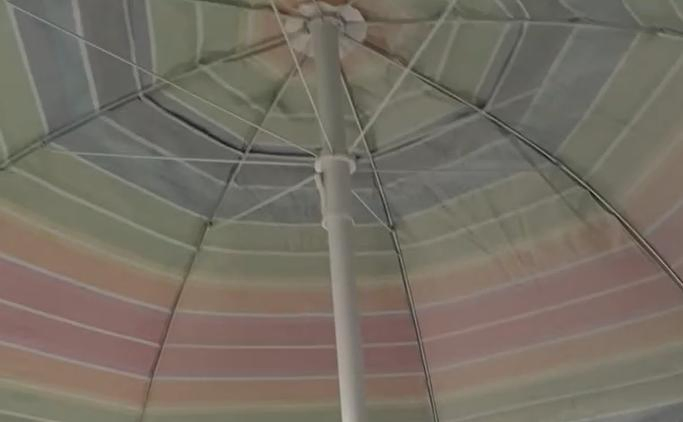 High Quality Pop Stripe Beach Umbrella