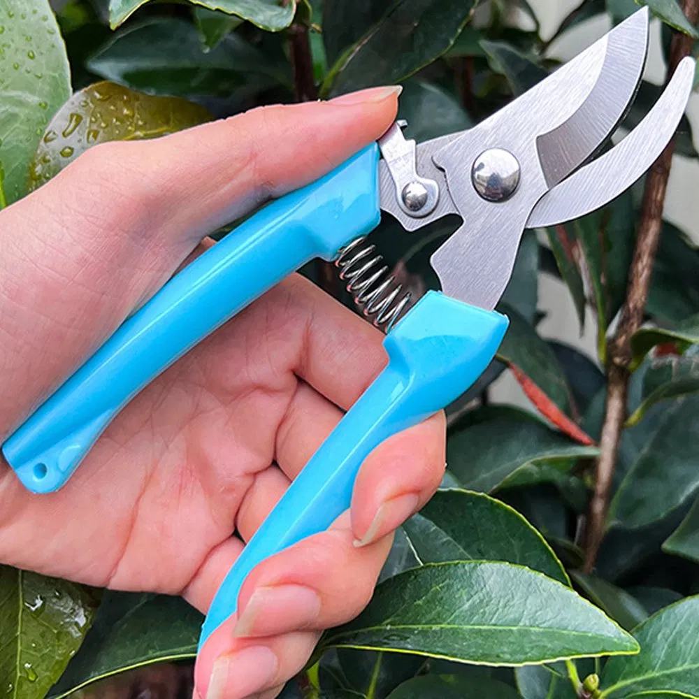 St002 Straight Blade Garden Tool TPR Plastic Branch Trees Flowers Scissors