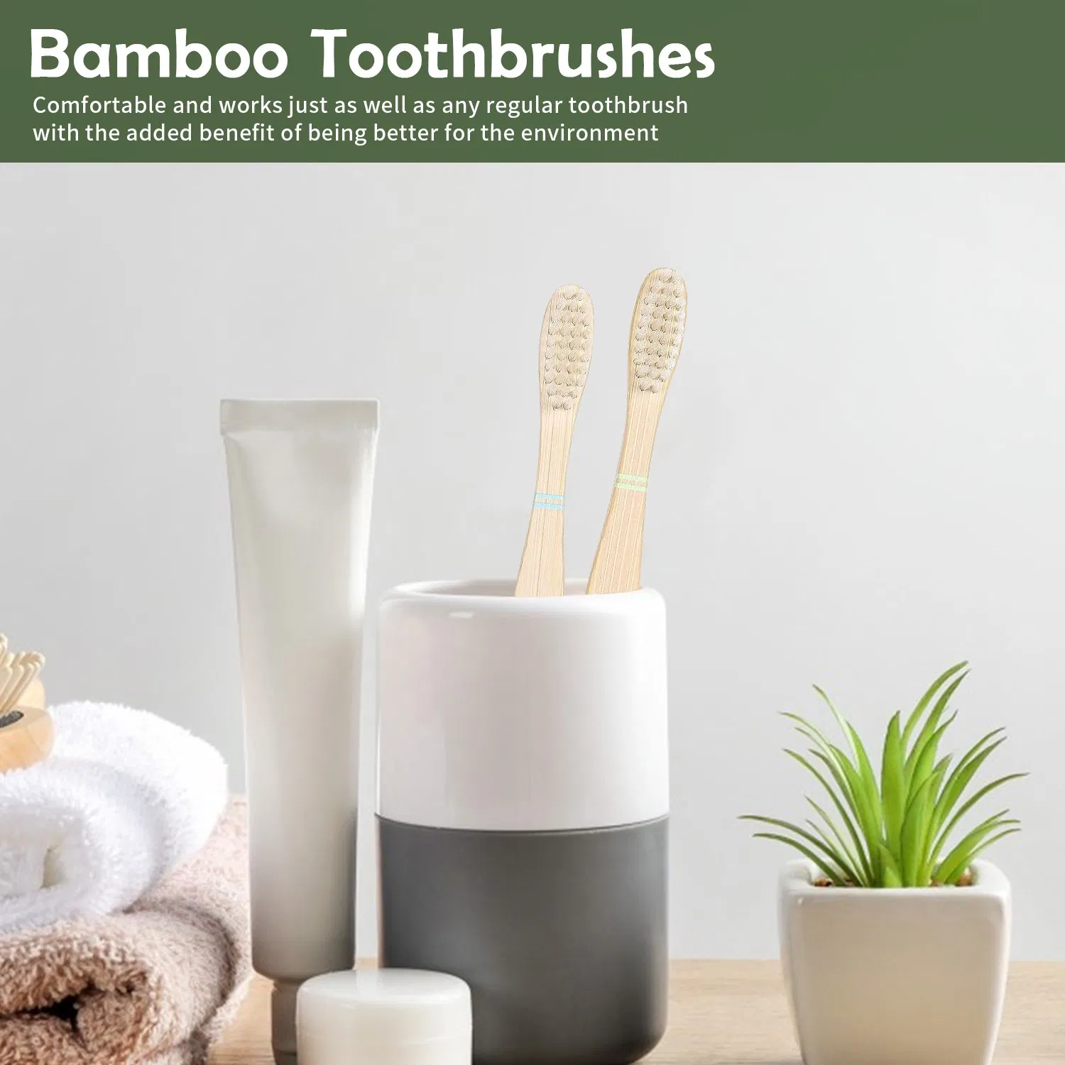 Wholesale Price Bamboo Toothbrush Wooden Toothbrush for Adult, Home, Hotel