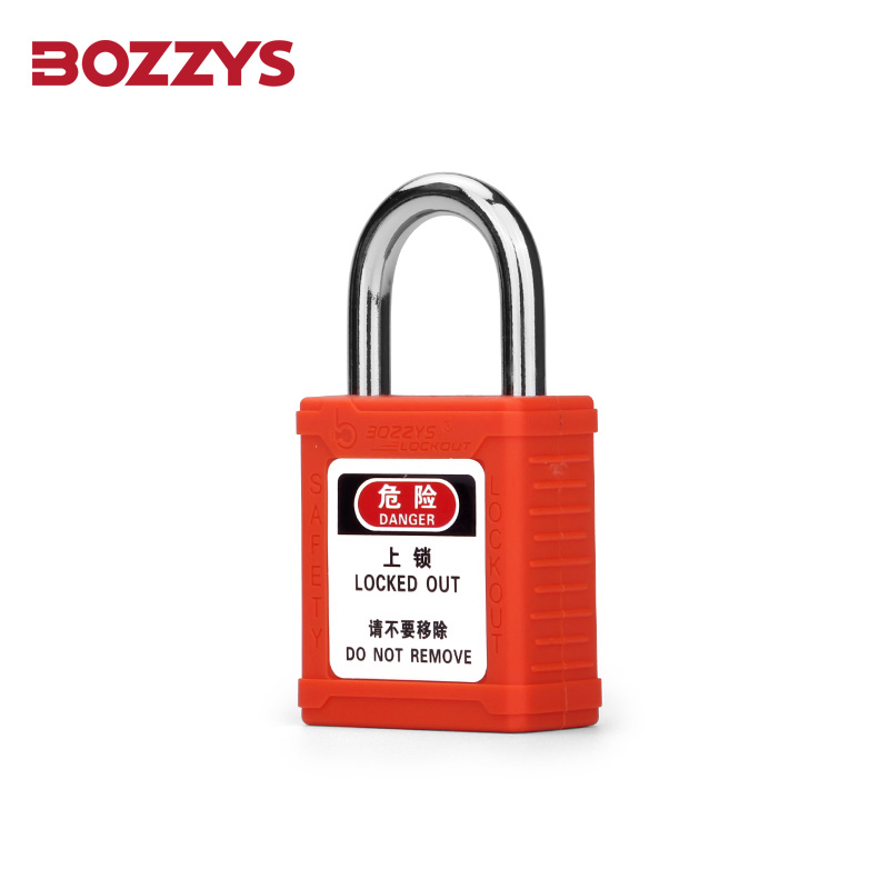 25mm Steel or Stainless Steel Shackle Safety Padlock, Short Shackle Padlock