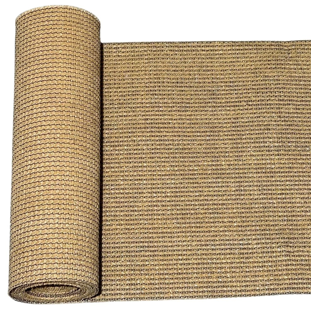 100% Virgin HDPE Agricultural Knitted Different Shade Percentages Cultivation Beige Shade Net