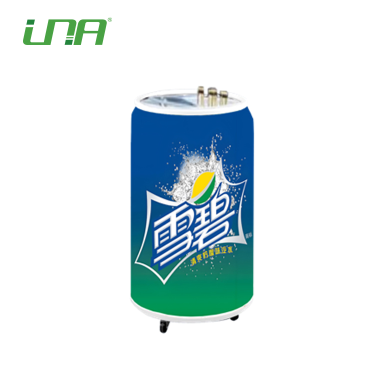 Cola Can Shape LED Video Display Screen Panel with Refrigerator for Drink Advertising