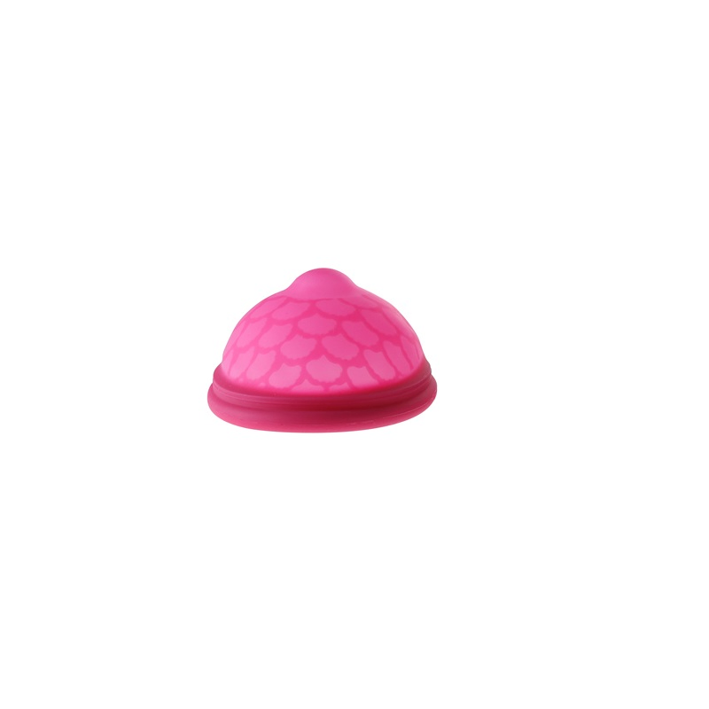 Medical Grade Reusable Women Pink Silicone Menstrual Disc