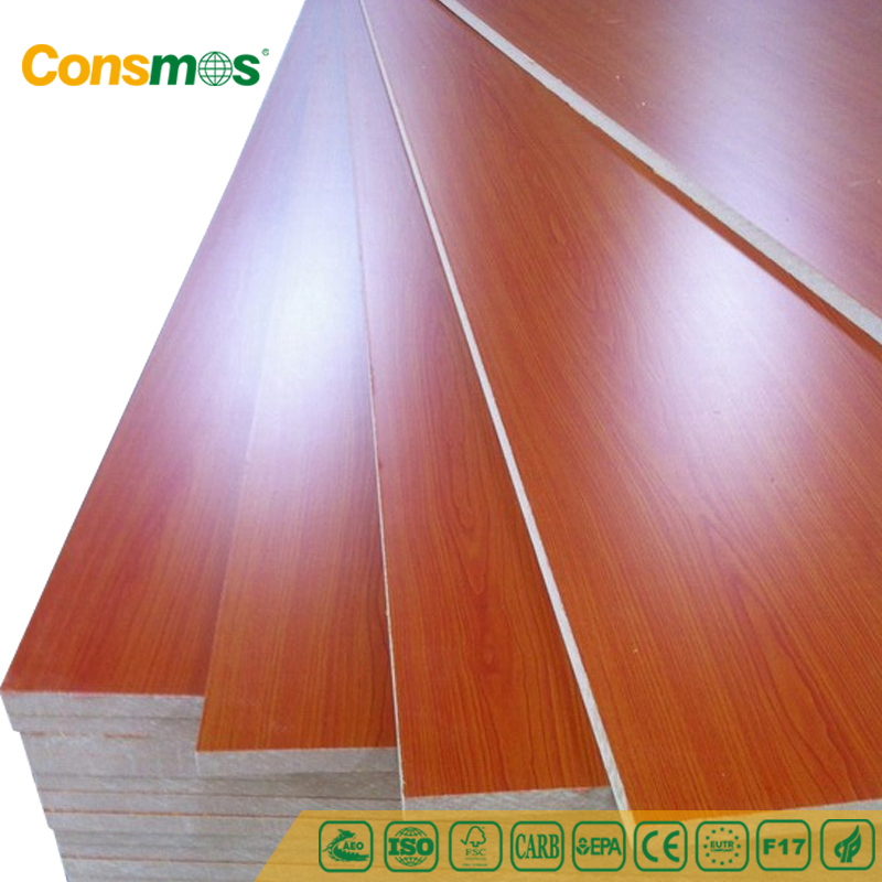 FSC Waterproof Medium Density Fiber Board HDF UV Melamine Faced Chipboard Plywood MDF for Interior Decoration