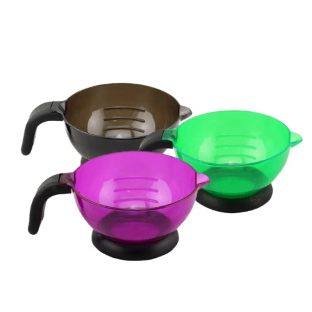 Чаша для окрашивания волос с мерной шкалой и ручкой