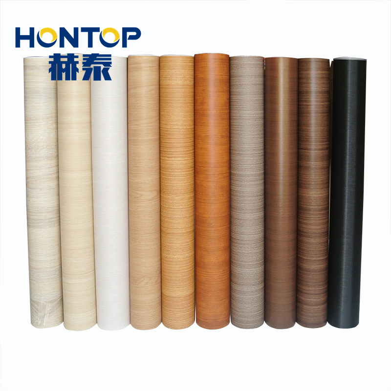 Wood Grain PVC Flooring Waterproof Decorative Film Foil for Living Room Kitchen Home Decor