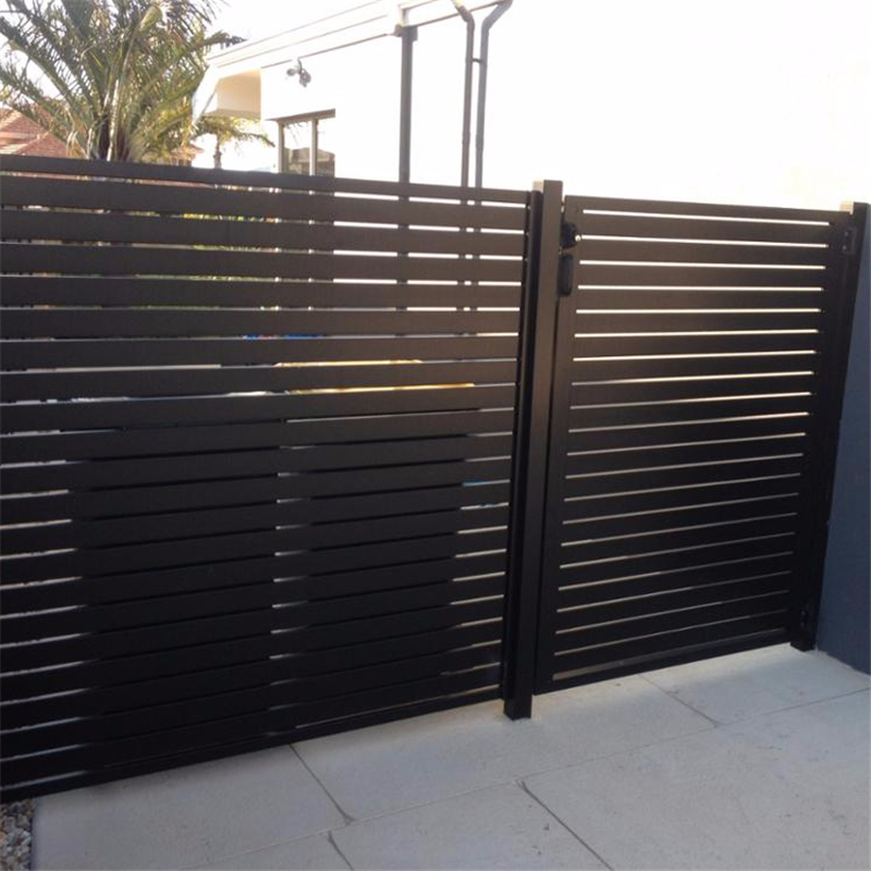 Customized Fence Panel Slat Aluminium Sliding Gate Main Security Gate