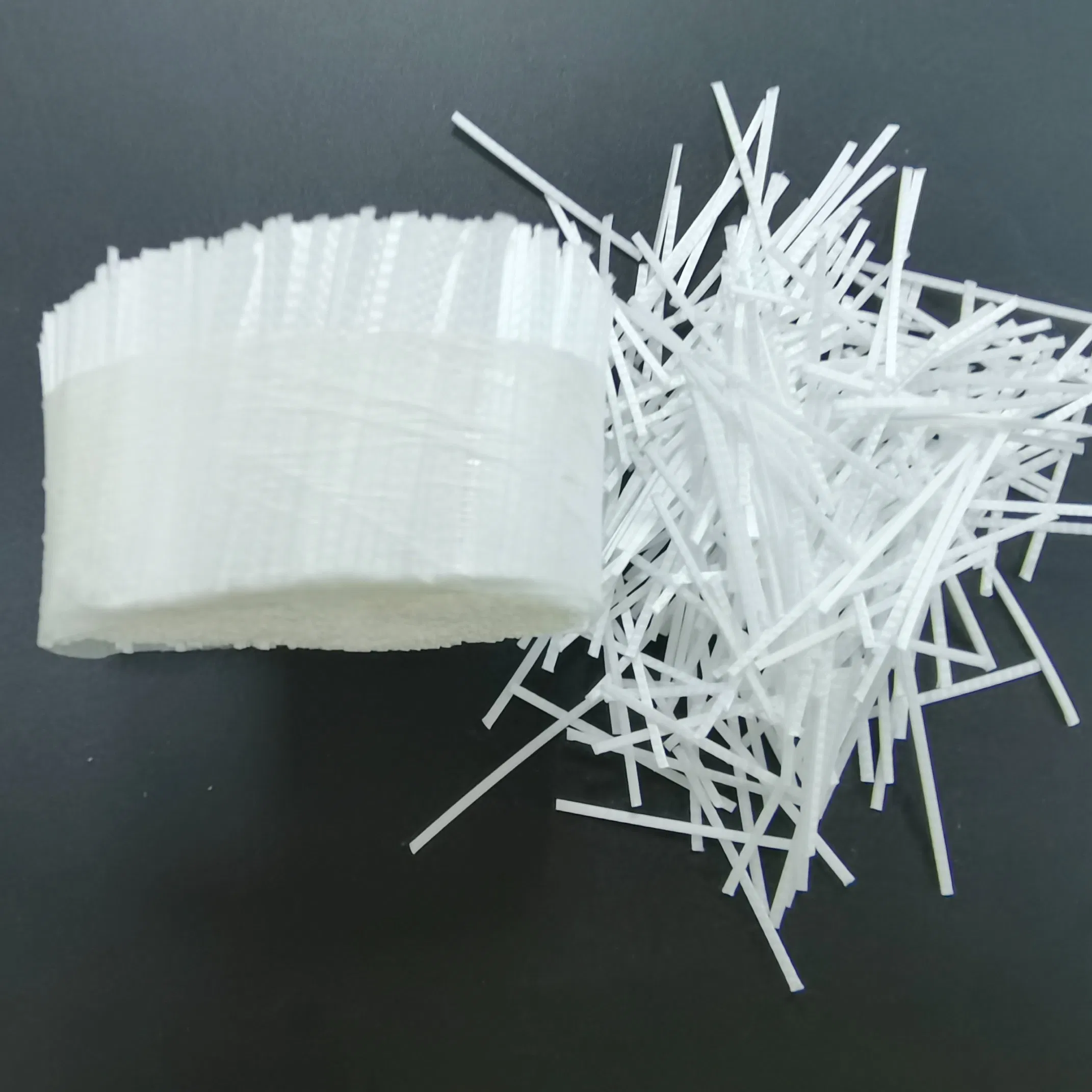 48mm 54mm White Macro Synthetic Structural Fiber for Concrete and Construction