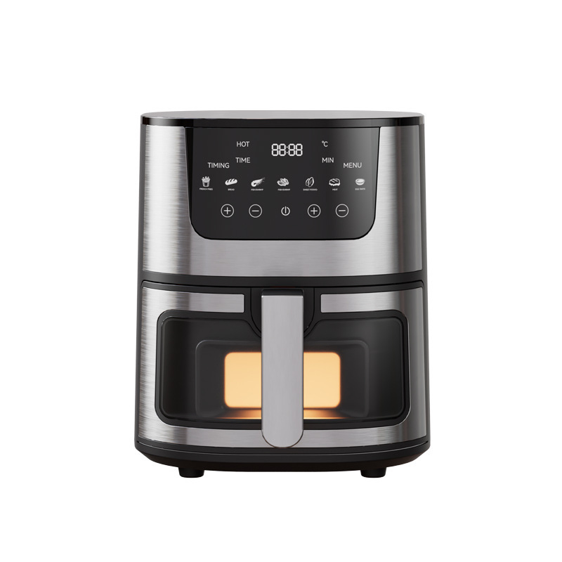 Hot Health Oil Free Home Display with Window Large Capacity 8L Industrial Pink Hot Digital Smart Air Fryers Ovens
