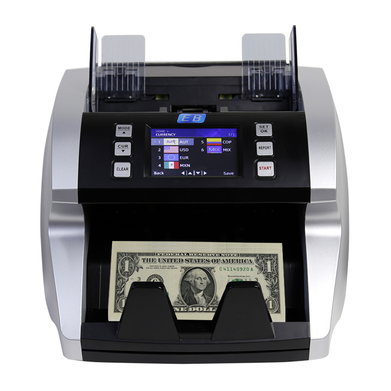 LD-1686 CIS Bill banknote Counter&Detector Mix value money counting machine