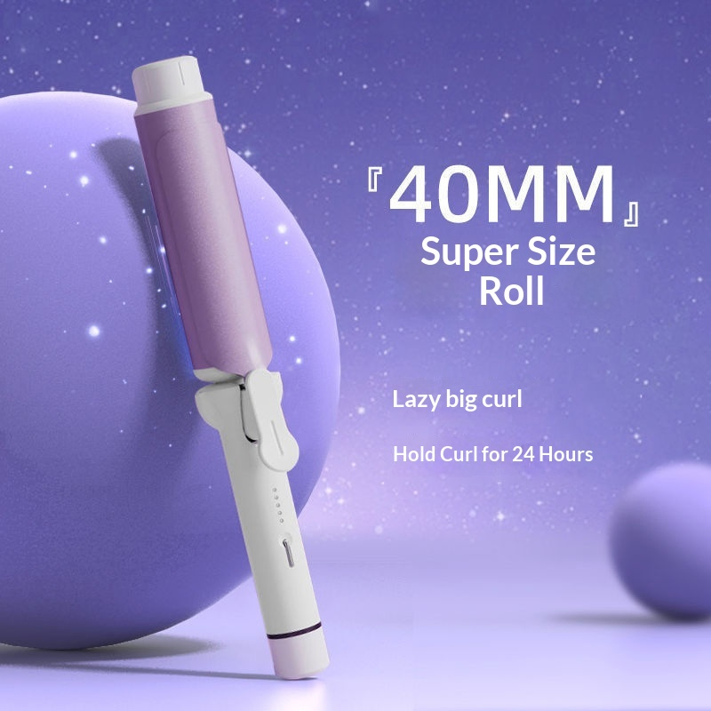 Curling Iron Negative Ion Electric Curling Iron - Gentle on Hair 40mm Large Wave Curler