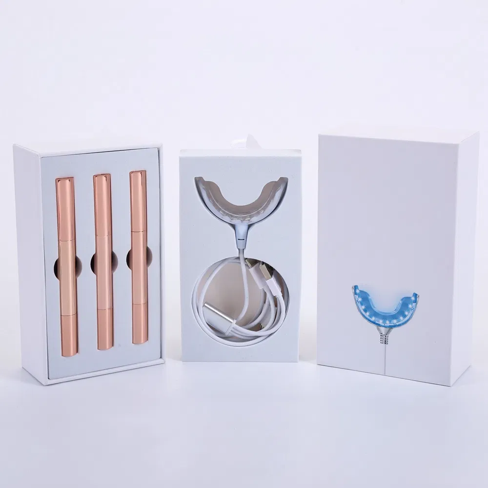 Wholesale Professional Dental Teeth Whitening Kit with Custom Logo LED Light Gel-Pen for Teeth