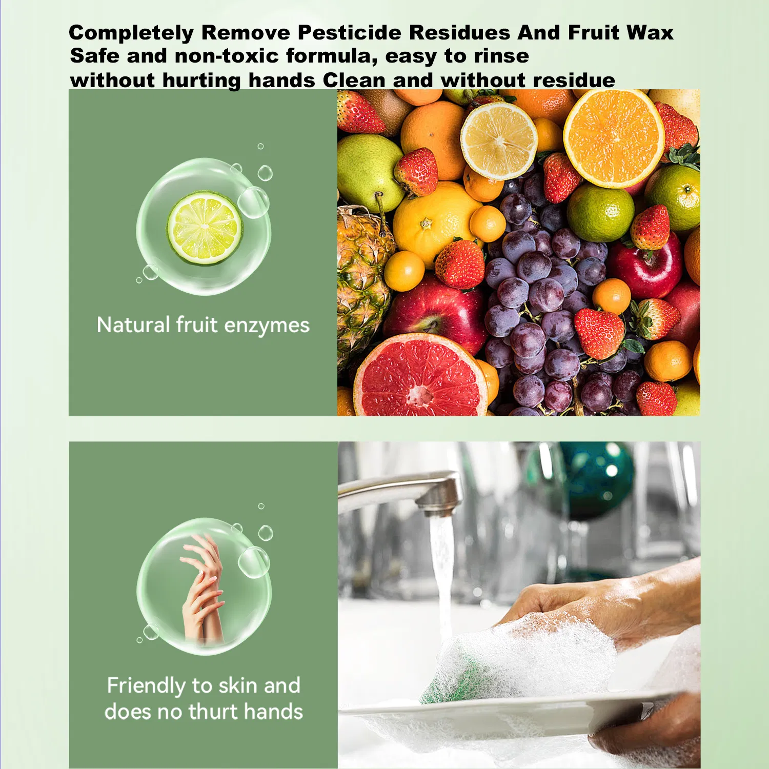 Eco-Friendly Lemon Scented Dishwashing Detergent for Grease Removal