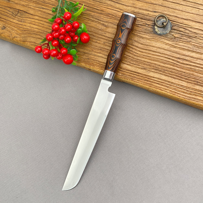 Премиальный нож для сашими из дамасской стали