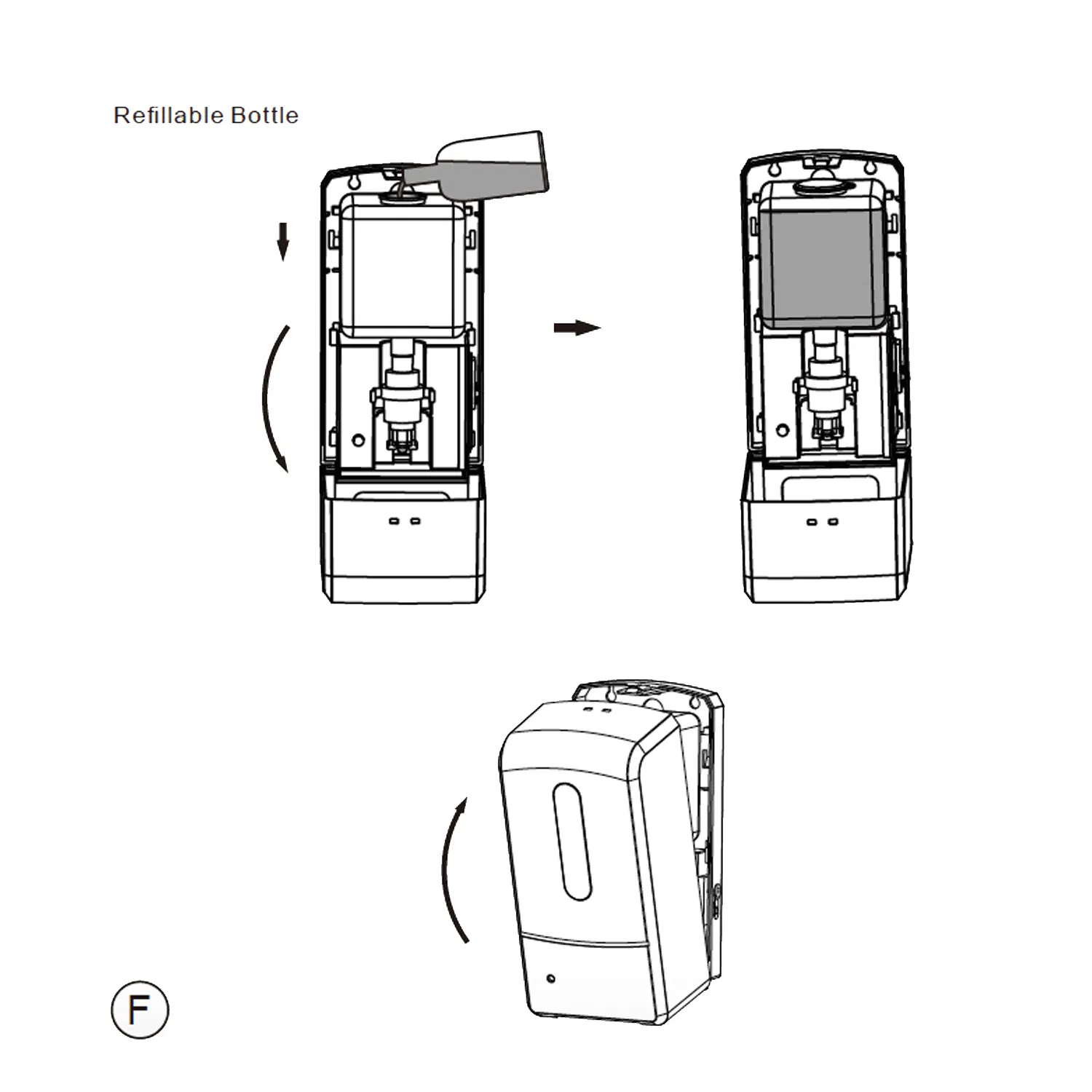 Easy Set up Automatic Hand Sanitizer Disposable Dispenser Floor Stand
