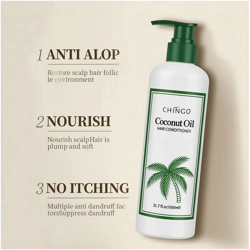 Natural Coconut Oil Hair Conditioner Hydrating Nourishing Deep Cleansing Hair Care