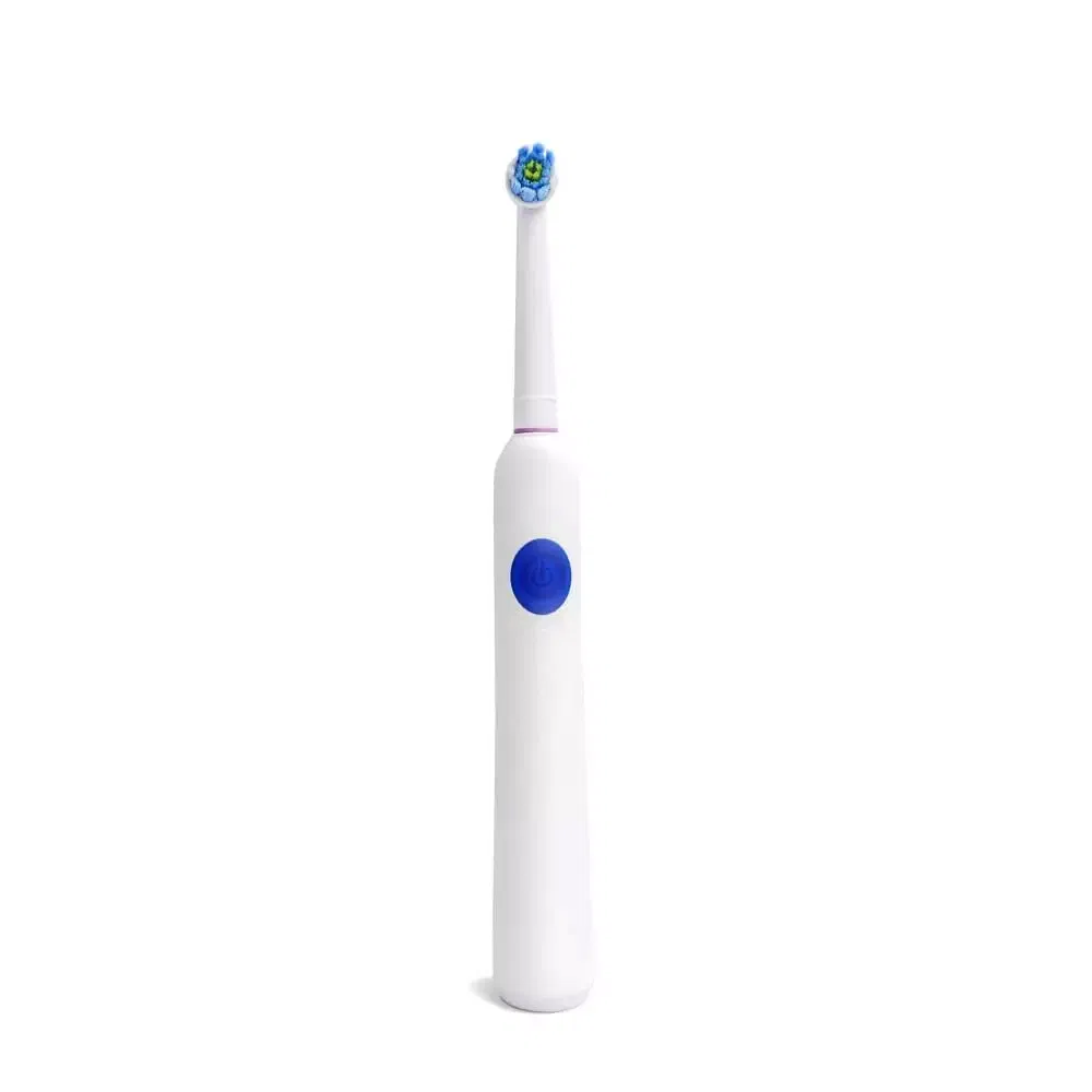 Jssan Js301 Rechargeable Waterproof Ipx7 Foldable an Rotating Electric Toothbrush with Round Head