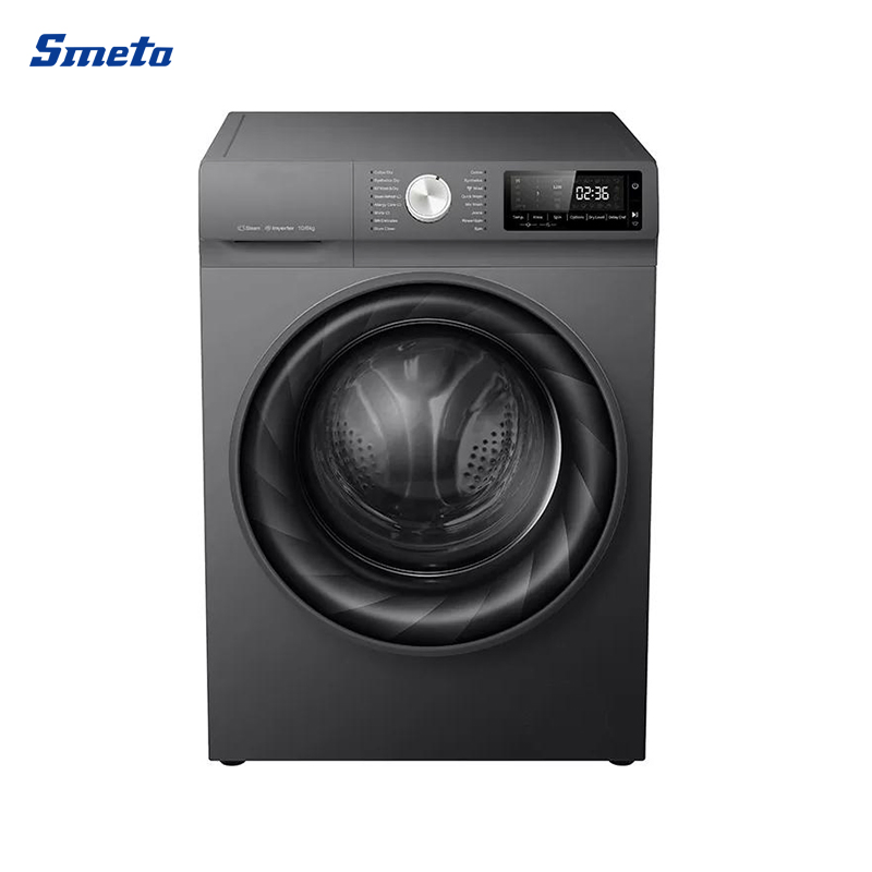 10/12kg Fully Auto Front Loading Washing Machine with Washer and Dryer 2 in 1