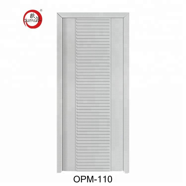 New Coming Smooth Uneven Translucent Glass Bar MDF Waterproof Swing Door Sound