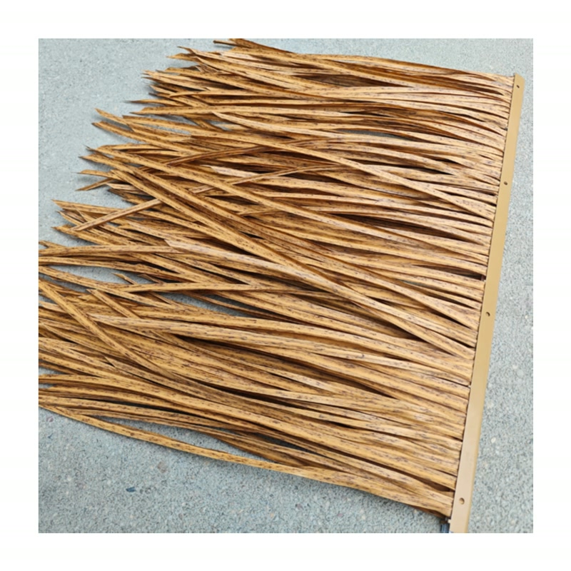 Weather Resistant Artificial Thatch Roof Tiles for Outdoor Shade