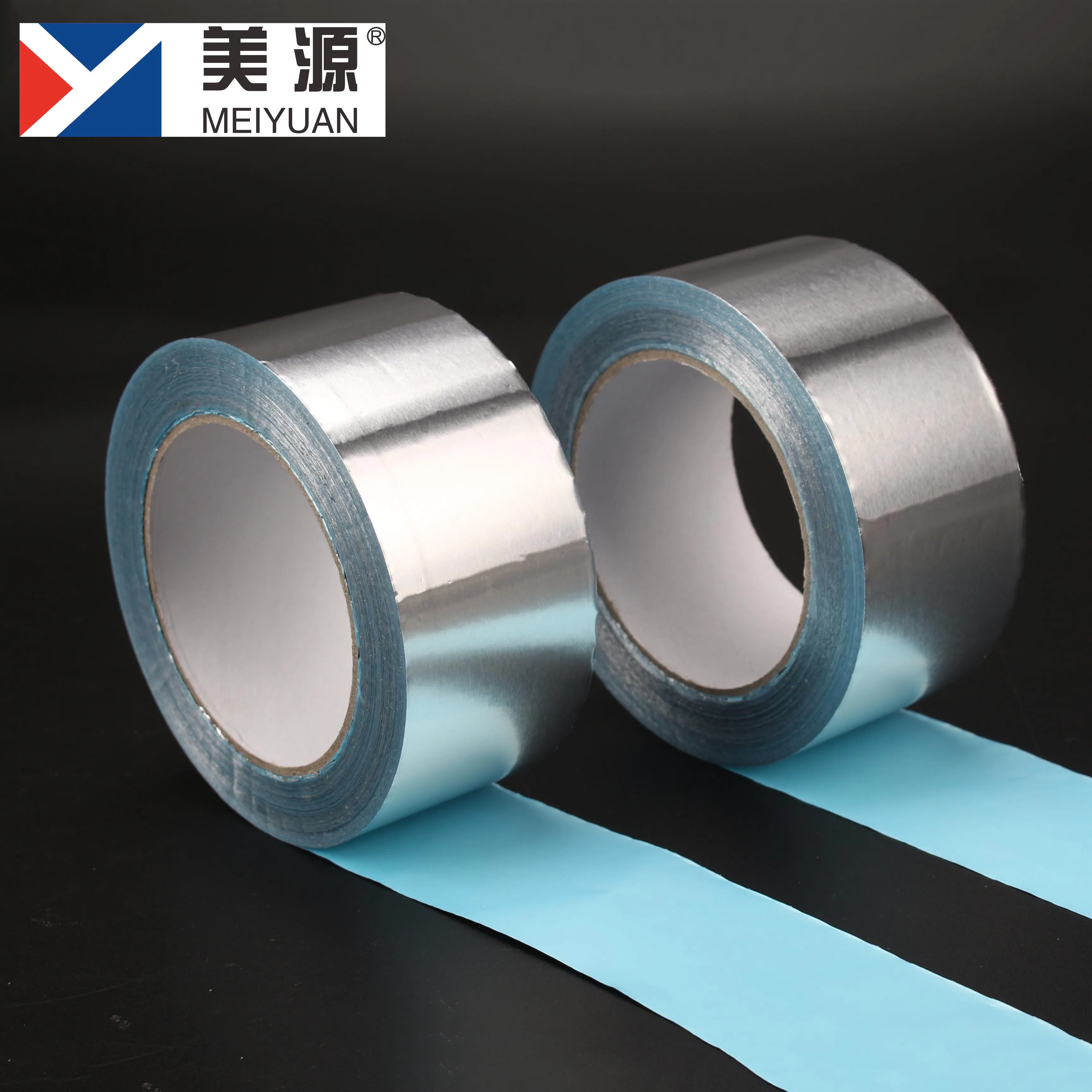Meiyuan Waterproof Cold Weather Aluminum Foil Duct Tape with Blue PE Liner