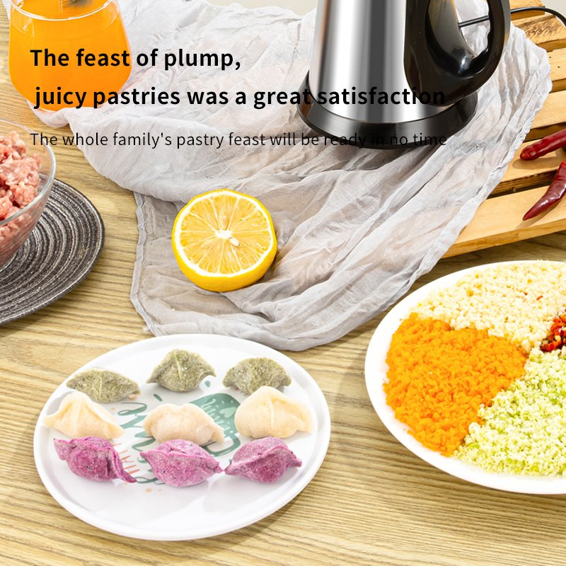 Meat Grinder, Household Automatic Multi-Function Food Processor, Small Electric Blender
