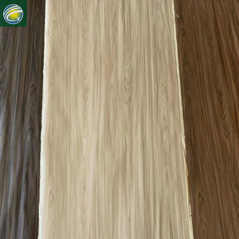 Custom Durable Interior Decoration Classic Fiber Fluted Wall Board Panel Composite Wood Veneer
