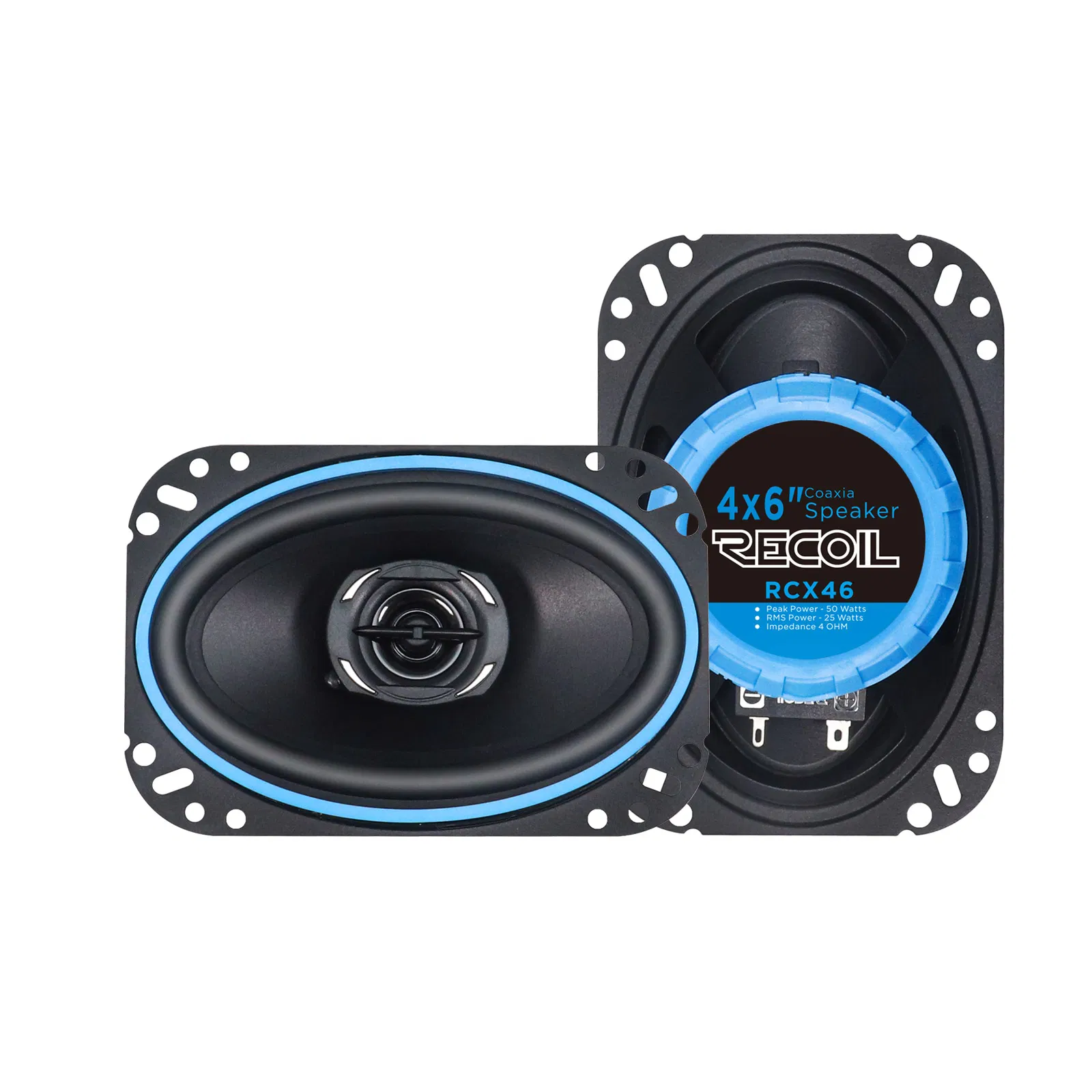 Edge Rcx46 Echo Series 4X6-Inch Car Audio Coaxial Speaker System