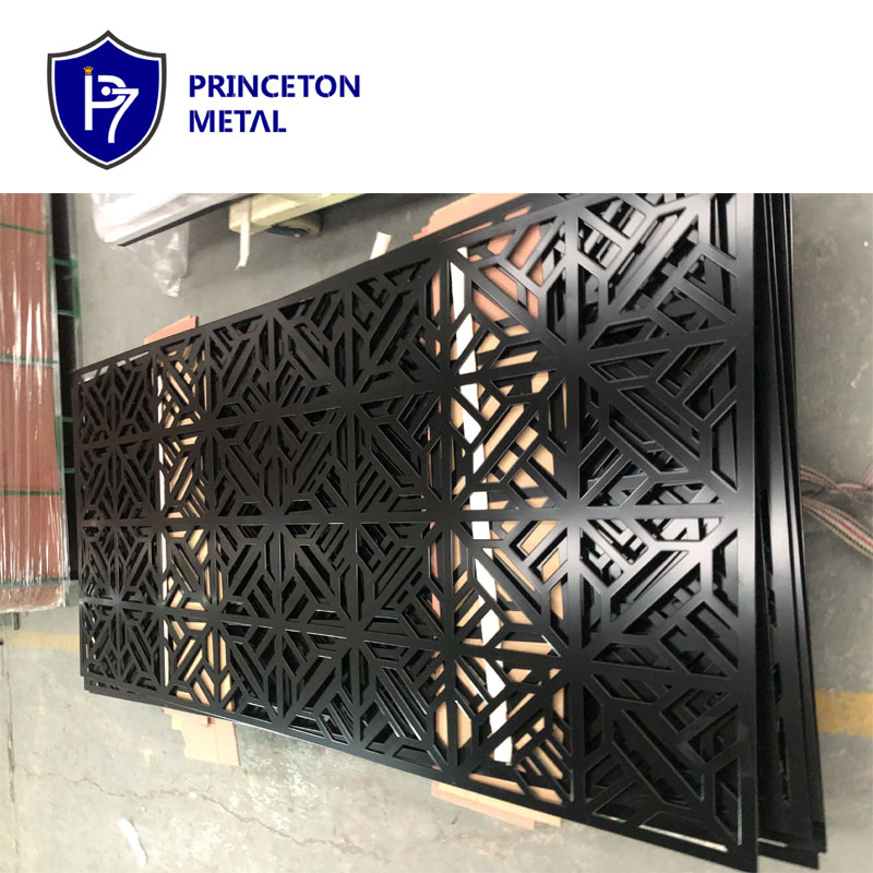 Princeton Metal Decorative Garden Aluminum Laser Cut Metal Fence