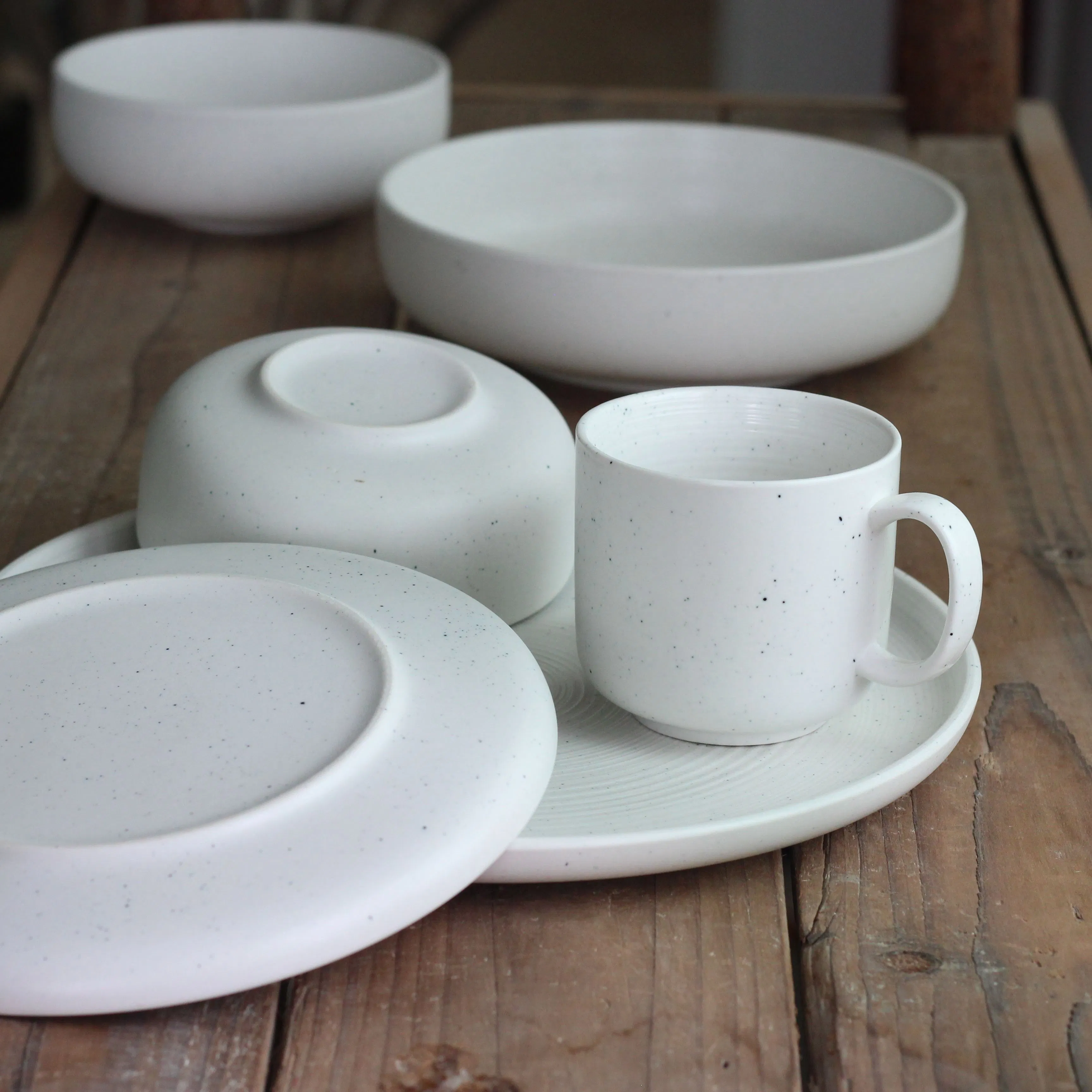Premium Japanese Matte Finish Ceramic Dinnerware Collection for Home