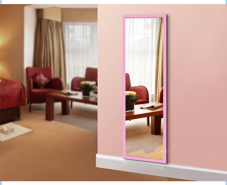 Hot Sale Plastic Changing Clothes Full Body Floor Mirror Bedroom Clothing Store