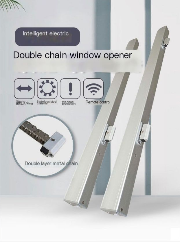 Modern Smart Electric Double Chain Window Opener Lock Tool Electric Motor Window Drive for Garage Door Use