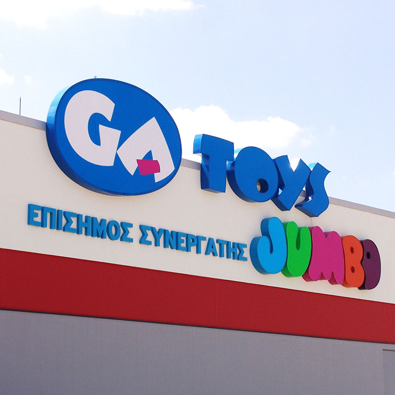 Outdoor Backlit 3D Neon Letter Sign LED Shop Sign