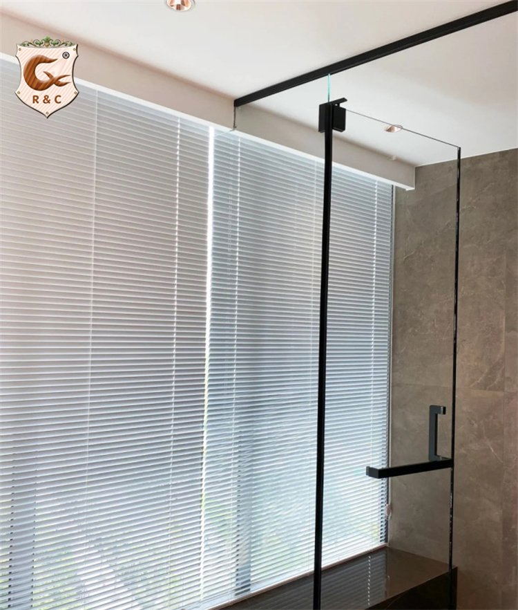 Manual Electric Motorized Sun Screen Roller Blind Aluminium Venetian Blinds