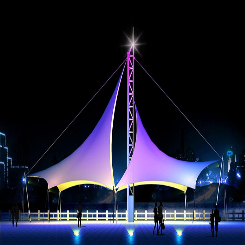 PVDF Membrane Structure for Stadium /Rest Area/Amusement Park/Car Parking