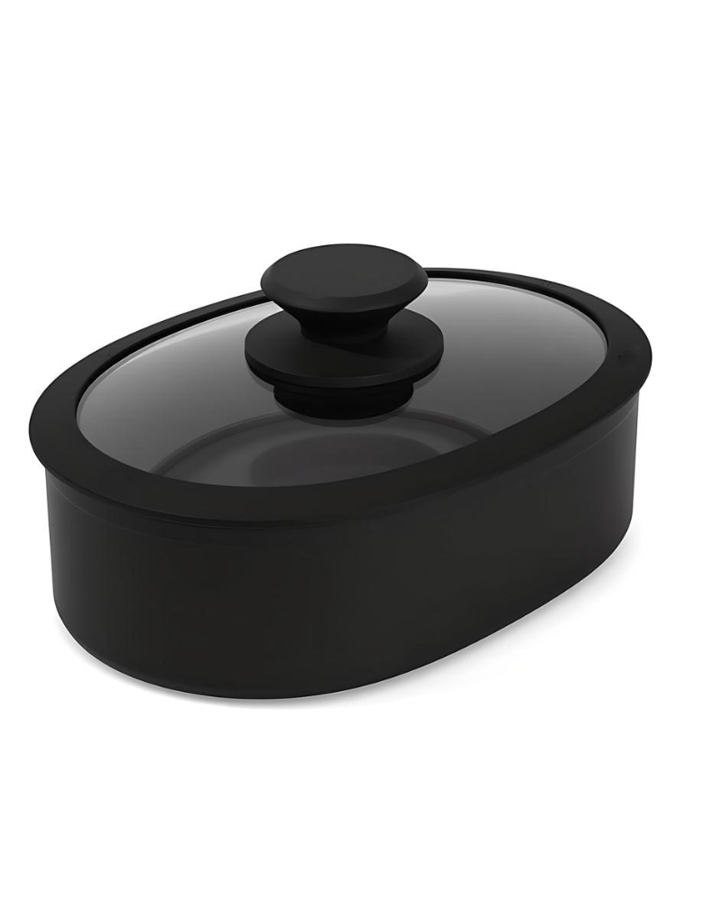 Manufacturer of Custom Food-Grade Silicone Overmolded Glass Cooking Lid for Pot / Pan